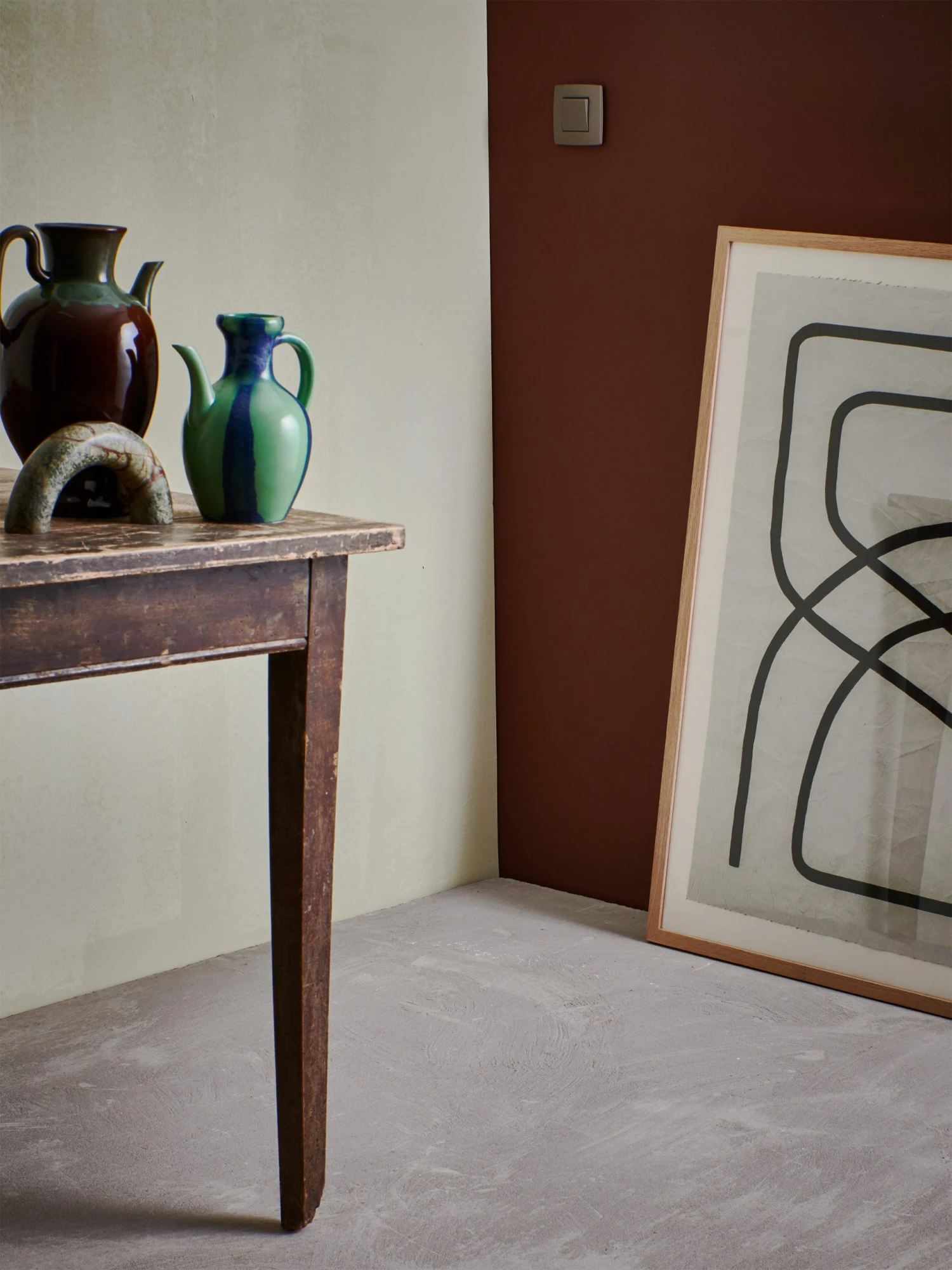 HKliving Ceramic Jug Blue/Green HKliving Ceramic Jug Blue/Green