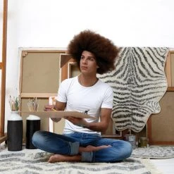 HKliving Round Bath Mat 60 Cm Bath Rug