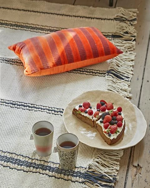 HKliving Handwoven Rug Black/White Stripes 4 HKliving Handwoven Rug Black/White Stripes