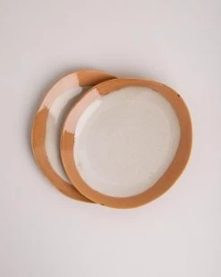 HKliving Ceramics Dinner Plate Earth