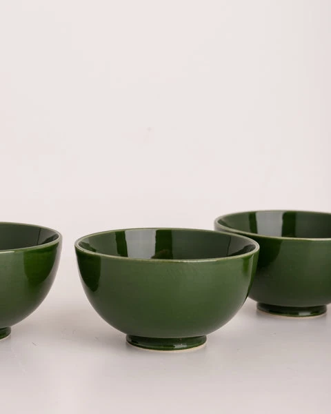 HKliving The Emeralds Dessert Bowls Set Of 4 Green HKliving The Emeralds Dessert Bowls Set Of 4 Green
