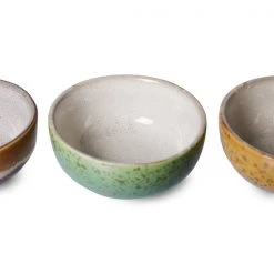 HKliving | 70's Xs Bowls - Castor (4pcs)