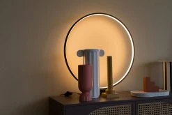 HKliving Luminous Circle Table Lamp