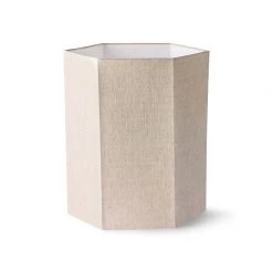 HKliving Linen Hexagonal Lamp Shade