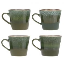 HKliving 70s Ceramics Cappuccino Mug - Grass 8 HKliving 70s Ceramics Cappuccino Mug - Grass