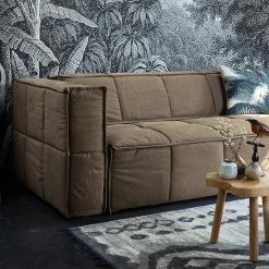 HKliving Printed Palm Leaves Cushion