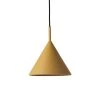 HKliving Metal Triangle Pendant Lamp M Matt Ochre