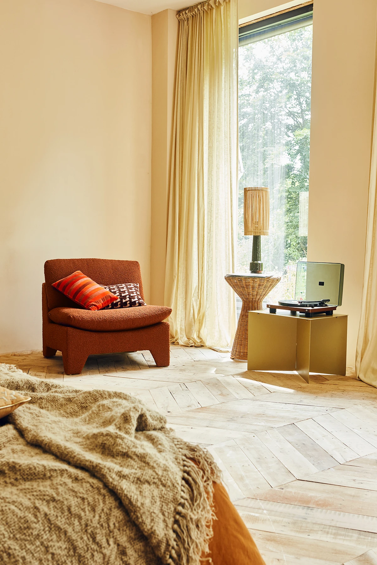 HKliving Bamboo Cylinder Lamp Shade HKliving Bamboo Cylinder Lamp Shade