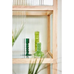 HKliving Lime Green Ceramic Candle Holder Small