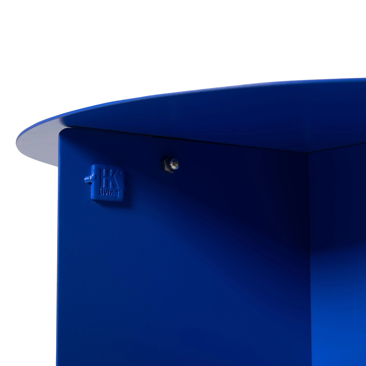 HKliving Cobalt Metal Side Table HKliving Cobalt Metal Side Table