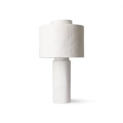 HKliving Gesso Table Lamp | White