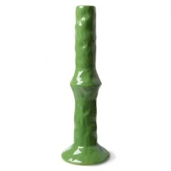 HKliving Ceramic Candle Holder | Medium | Fern Green