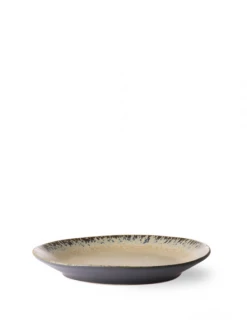HKliving Ceramic 70s Bark Side Plate