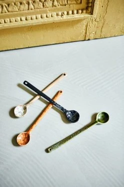 HKliving 70’s Ceramic: Spoons L, Eris (set Of 4)