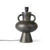 HKliving Stoneware Lamp Base Charcoal