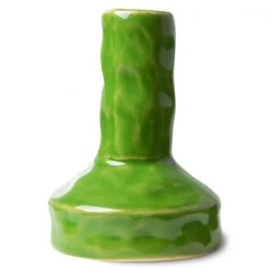 HKliving ceramic candle holder s, lime green