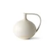 HKliving Ceramic Jar | White Speckle | Medium