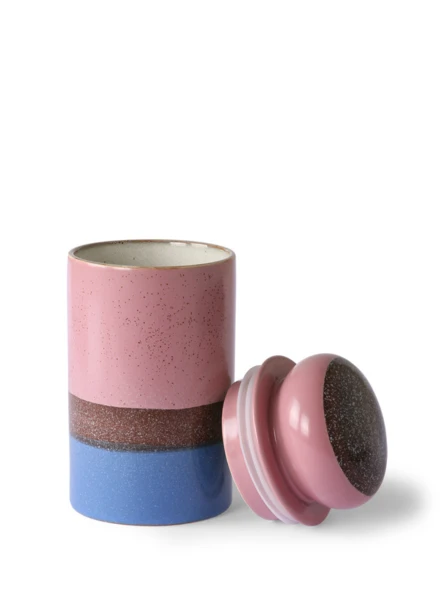HKliving Ceramic 70s Reef Storage Jar HKliving Ceramic 70s Reef Storage Jar