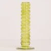 HKliving The Emeralds Glass Candle Holder L Lime Green