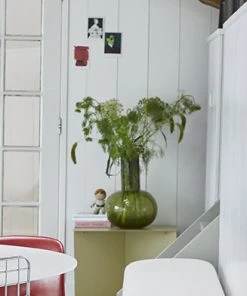 HKliving Green Glass Blown Vase 6 HKliving Green Glass Blown Vase