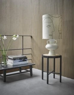 HKliving White Table Lamp Base With Handles