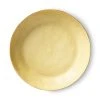 HKliving Bold & Basic Ceramics: Side Plate Brown/yellow (Set of 2) 2 HKliving Bold & Basic Ceramics: Side Plate Brown/yellow (Set of 2)