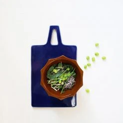 HKliving Ceramic Cutting Plate Cobalt Blue