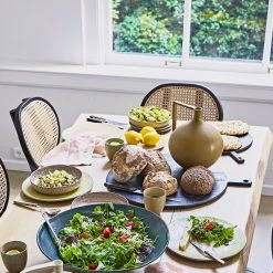 HKliving Ceramic Mustard Amphora Large Jar