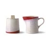 HKliving 70s Ceramics: Milk Jug & Sugar Pot, Frost 1 HKliving 70s Ceramics: Milk Jug & Sugar Pot, Frost