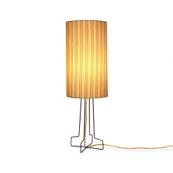 HKliving Doris : Printed Cylinder Lamp Shade Stripes