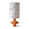 HKliving Printed Lamp Shade With Terra Base
