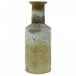 HKliving Yellow Ceramic Retro Vase