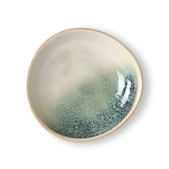 HKliving Ceramic Plate 70's Curry Bowls: Mist (Set of 2)