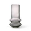 HKliving Smoked Grey Glass Vase M