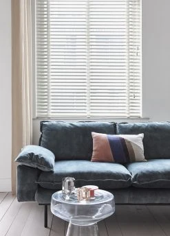 HKliving Grey Crystal Glass Diamond Candle Holder