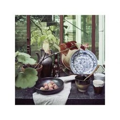 HKliving Set of 2 Ceramic Handpainted Plate