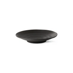 HKliving Kyoto ceramics: japanese dessert plate matt black