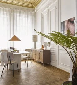 HKliving Large Printed Faces Lampshade