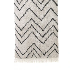HKliving Cotton Zigzag Runner 75x220