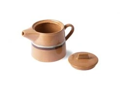 HKliving Ceramic 70's Tea Pot Stream