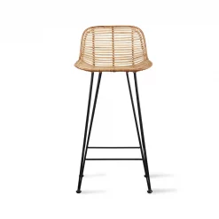 HKliving Rattan Bar Stool