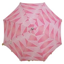 HKliving Graphic Twist Beach Umbrella