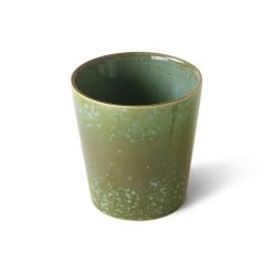 HKliving 70s Ceramics Handleless Coffee Mug Grass