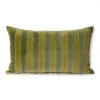HKliving Green & Camo Striped Cushion