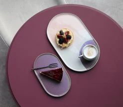 HKliving Gallery Ceramics Coffee Cup Yellow/Lilac Set of 2 4 HKliving Gallery Ceramics Coffee Cup Yellow/Lilac Set of 2