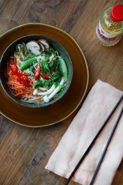 HKliving Kyoto Ceramics Japanese Dinner Plate Brown