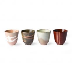 HKliving Yunomi Mugs Set Of 4 4 HKliving Yunomi Mugs Set Of 4
