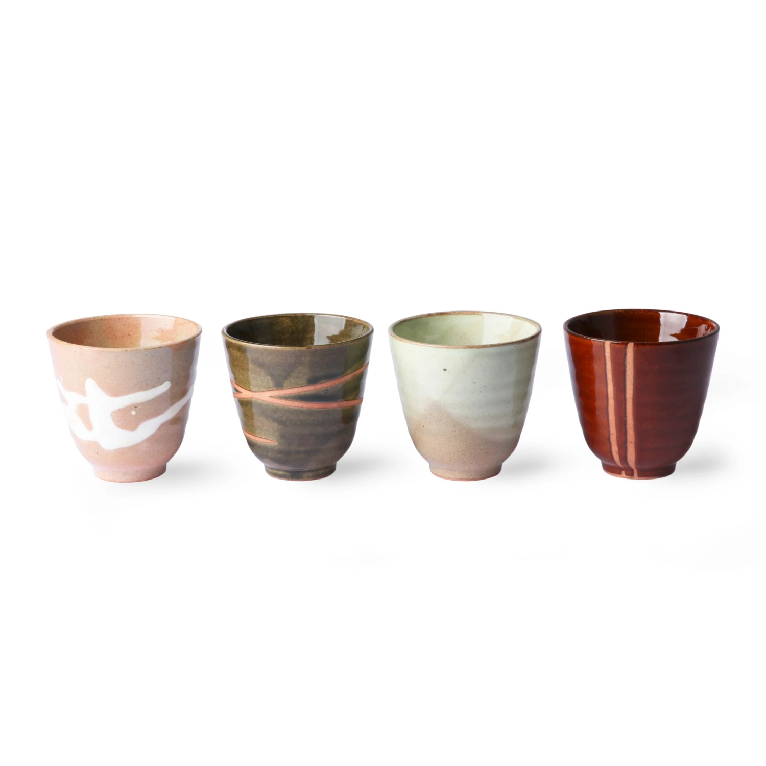HKliving Yunomi Mugs Set Of 4 HKliving Yunomi Mugs Set Of 4