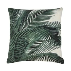 HKliving 45 x 45 Palm Leaves Printed Cushion