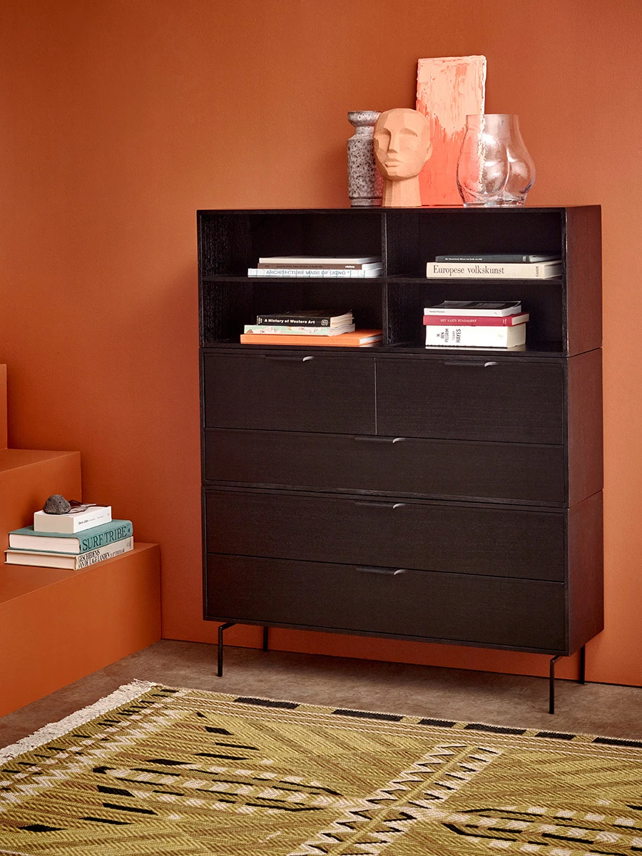 HKliving Glass Bum Vase HKliving Glass Bum Vase